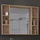 Grossman Мебель для ванной Флай 100 GR-3019 дуб сонома/белая – фотография-24